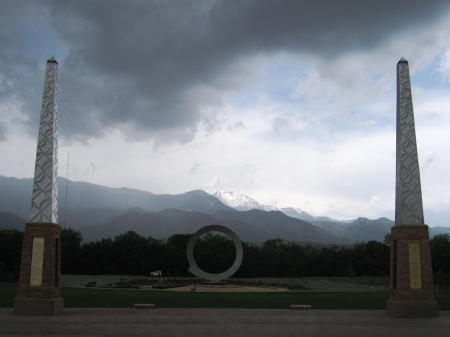 Pikes Peak from America the Beautiful Park.